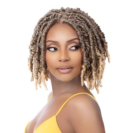 Illuze 4x4 Lace Front Wig Boho Twist Bob - Elevate Styles