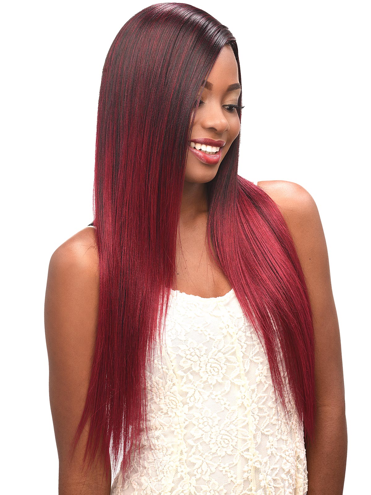 Realistic Coconut Straight 18" 20" 22" with 4x4 Closure - Elevate Styles