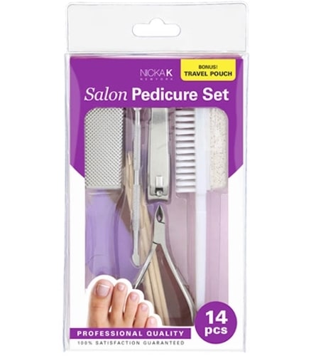 Nicka K Salon Pedicure Set – 14 pcs (TKSN02) - Elevate Styles