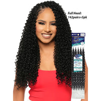 Thumbnail for Beauty Elements Dominican Feather Line Invisible Crochet Hair – Water Curl 18