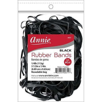 Thumbnail for Annie Rubber Bands Black Size 64 #611 - Elevate Styles