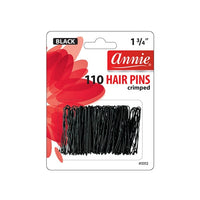 Thumbnail for Annie 110 Hair Pins Black 1 3 4 Inch Crimped 3312 - Elevate Styles