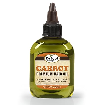 Difeel Carrot Premium Hair Oil 2.5oz - Elevate Styles