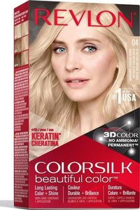 Thumbnail for Revlon ColorSilk Beautiful Color Permanent Hair Color 04 Ultra Light Natural Blonde
