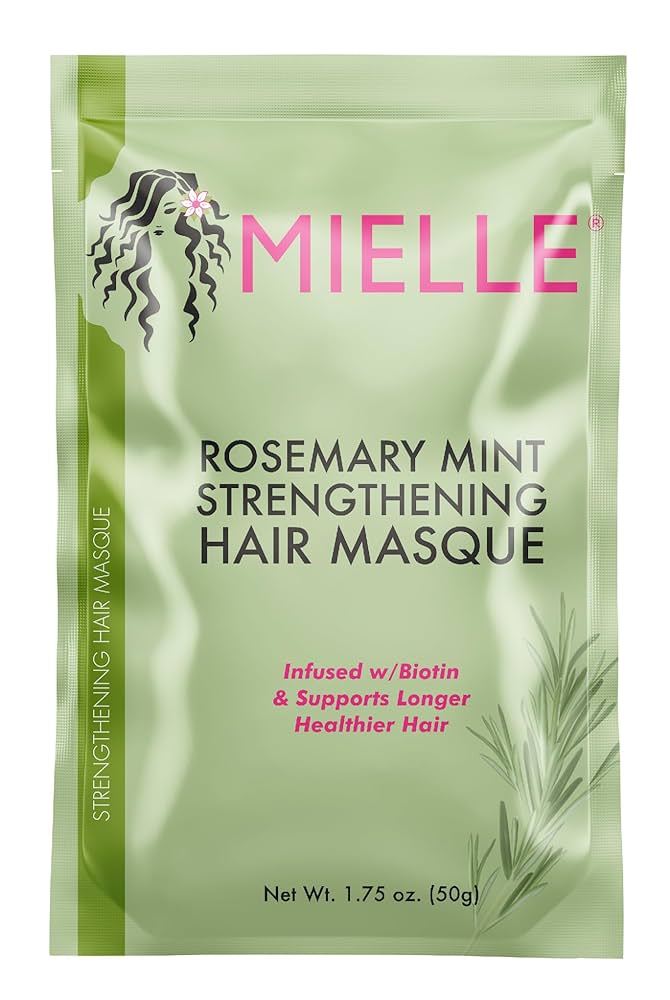 Mielle - Rosemary Mint Strengthening Hair Masque 1.75oz - Elevate Styles