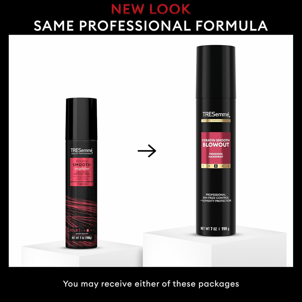 TRESemmé Keratin Smooth Blowout Finishing Hairspray NET WT 7 OZ - Elevate Styles