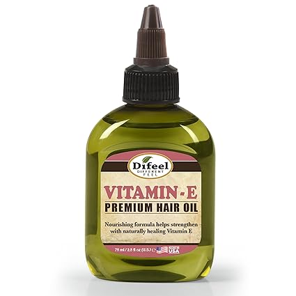 Difeel Vitamin-E Premium Hair Oil 2.5 OZ - Elevate Styles