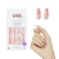 Thumbnail for KISS Gel Fantasy Jelly Sculpted Nails Long - Elevate Styles