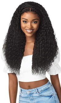 Thumbnail for Outre 13x2 HD Pre-Braided Lace Front Wig Halo Stitch Braid 26