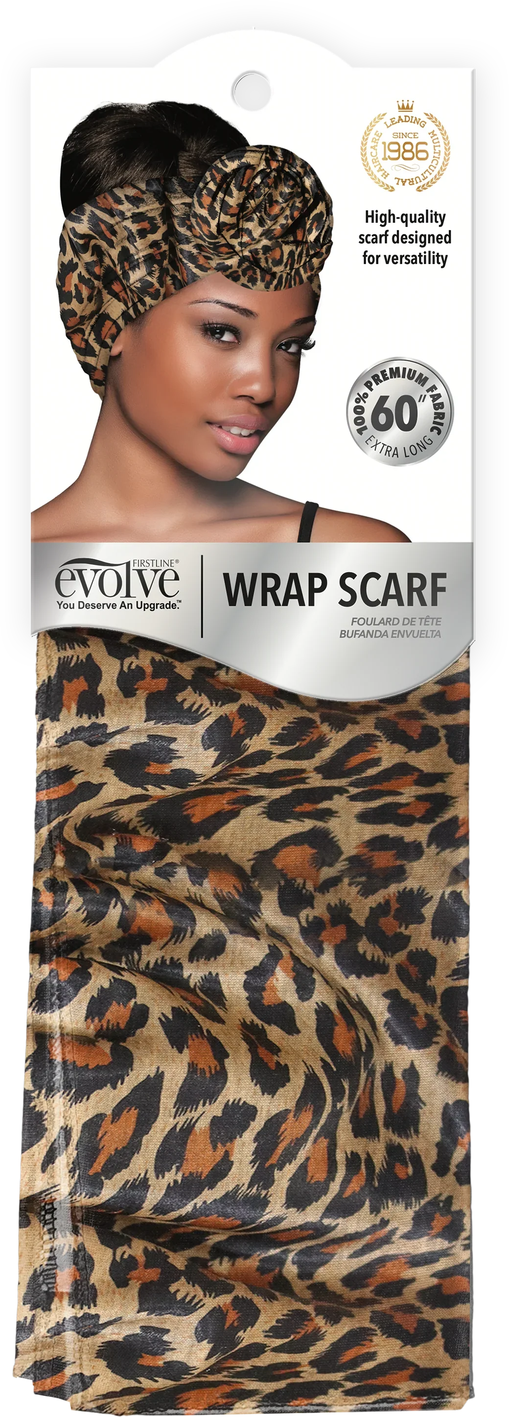 Evolve Wrap Scarf Leopard Print 308 - Elevate Styles