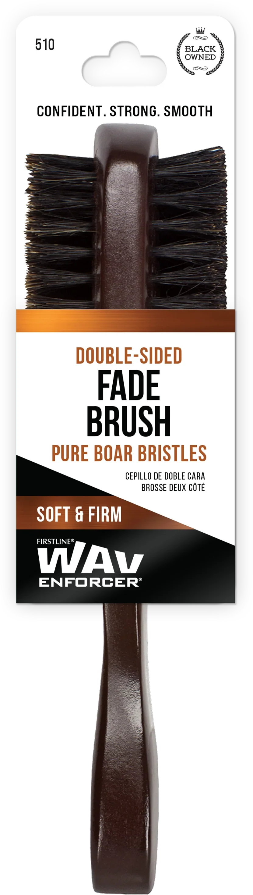 WavEnforcer® Double-Sided Men's Fade Brush, 510 - Elevate Styles