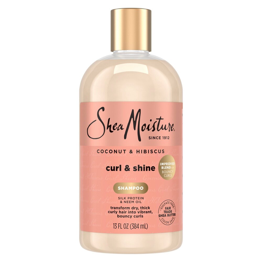 SheaMoisture Coconut & Hibiscus Curl & Shine Shampoo 13 fl. oz. / 384 mL - Elevate Styles