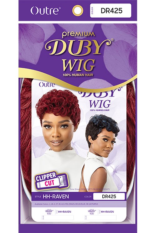 Outre Premium Duby 100% Human Hair Clipper Cut Wig Raven - Elevate Styles