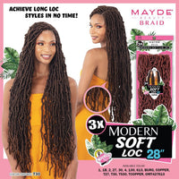 Thumbnail for Mayde Beauty Braid 3X Modern Soft Loc 28 Crochet Locs Natural Texture - Elevate Styles