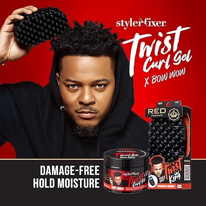 Red by Kiss Styler Fixer Twist Curl Gel (Soft Hold) 6oz - Elevate Styles