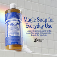 Thumbnail for Dr. Bronner's 18-in-1 Pure-Castile Magic Soap Peppermint 32 Fl Oz / 946mL