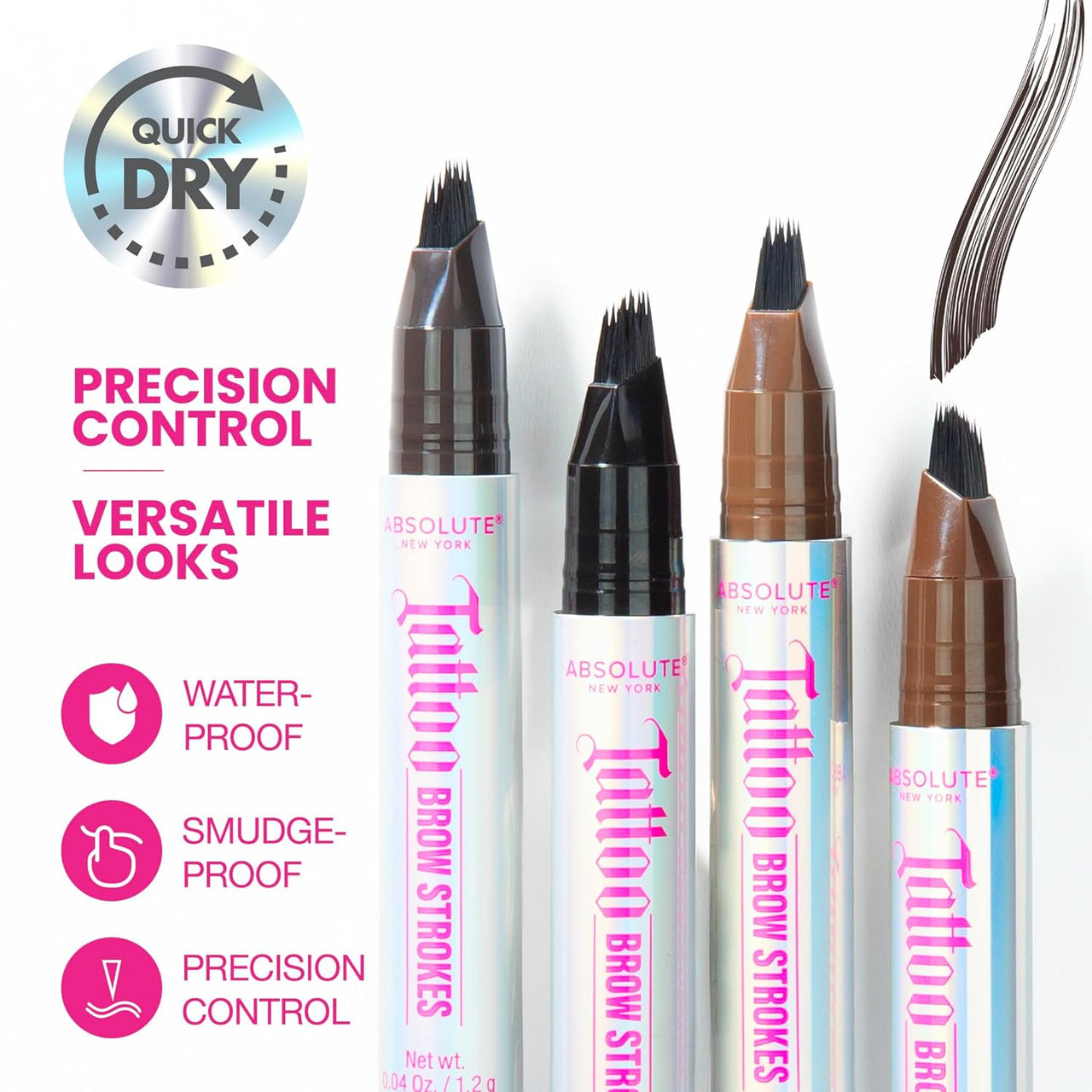 Absolute New York Tattoo Brow Strokes Pen - Elevate Styles