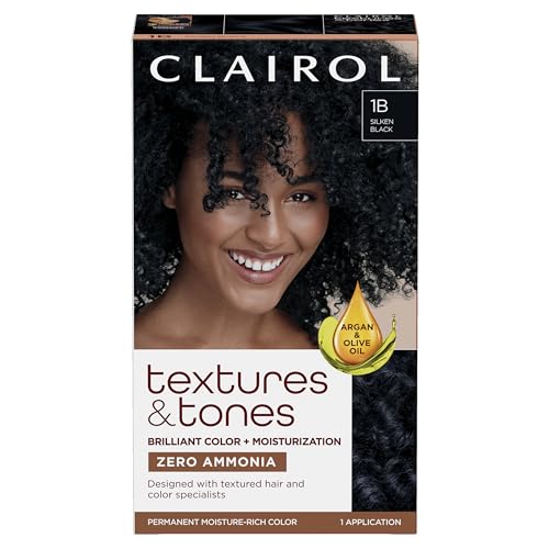 Clairol Textures & Tones 1B Silken Black - Elevate Styles
