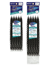 Thumbnail for Beauty Elements Dominican Feather Line Invisible Crochet Hair – Burmese 4A 18