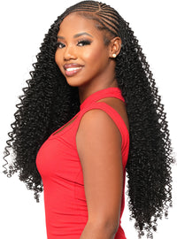 Thumbnail for Beauty Elements Dominican Feather Line Invisible Crochet Hair – Burmese 4A 18