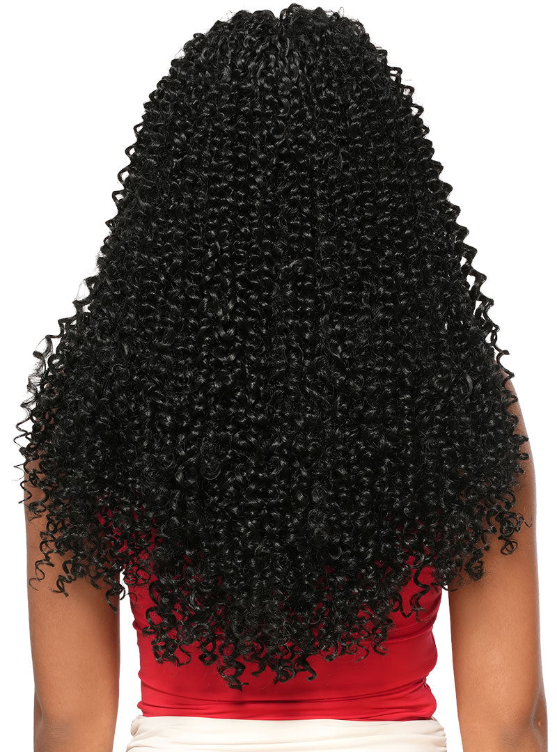 Bijoux Dominican Feather Lite Miracle Knots Invisible Crochet Hair Water Curl 18 - Elevate Styles