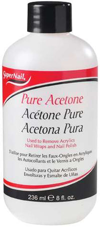Thumbnail for SuperNail Pure Acetone – Nail Polish & Acrylic Remover 8 oz - Elevate Styles