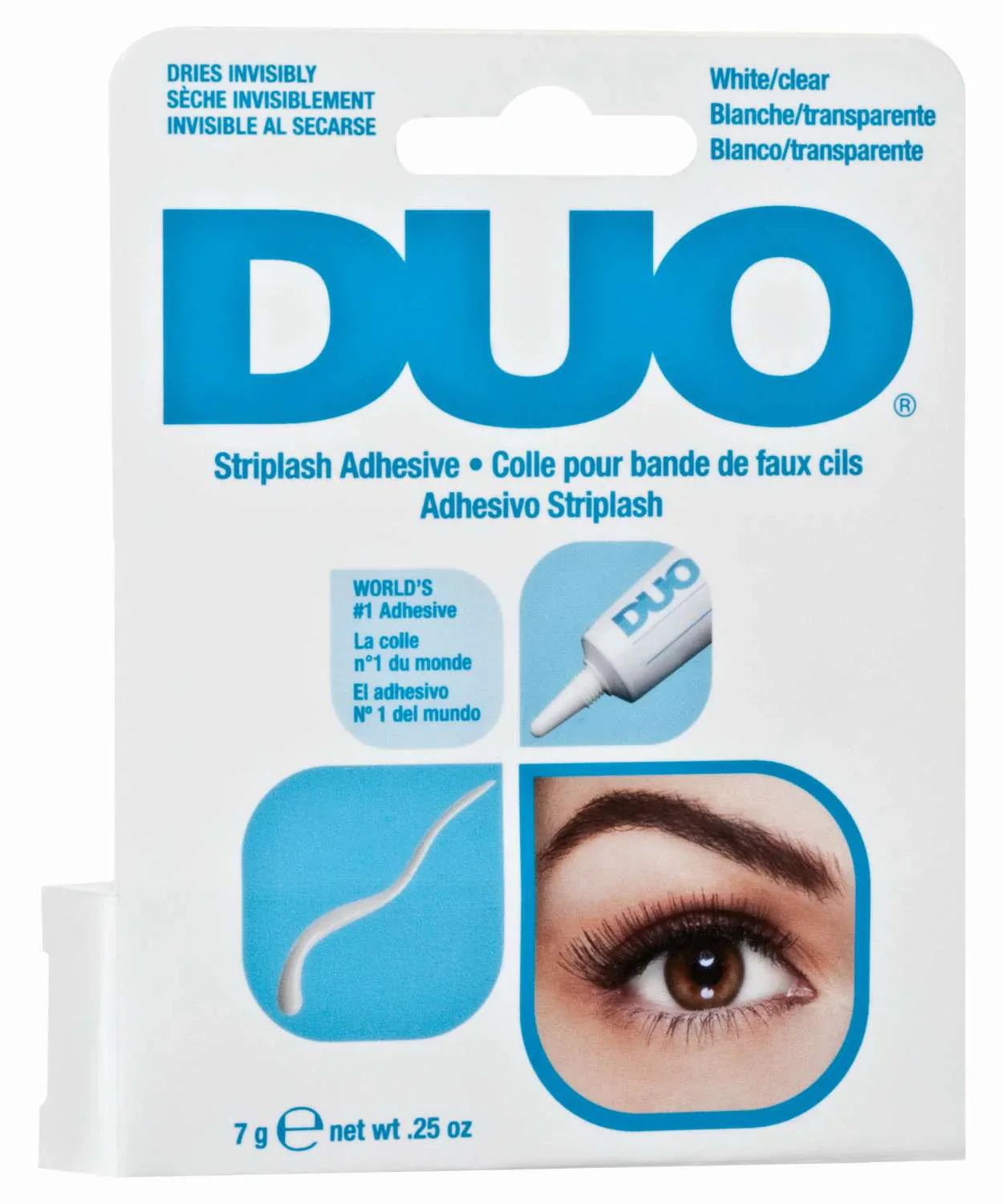 DUO Striplash Adhesive White Clear 0.25 oz - Elevate Styles