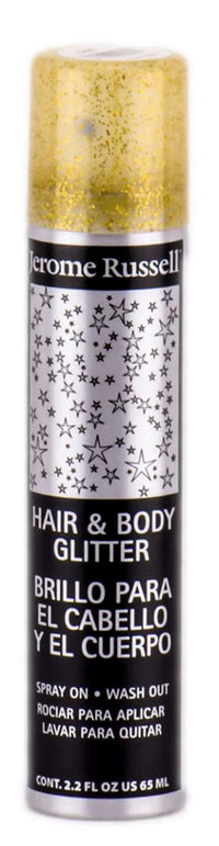 Thumbnail for Jerome Russell Hair & Body Glitter Spray – Gold – 2.2 oz - Elevate Styles