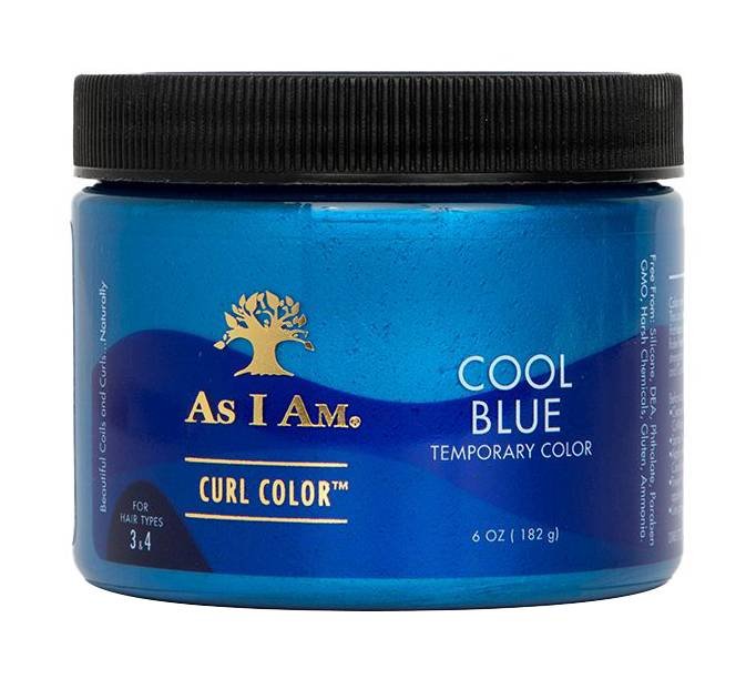 As I Am Curl Color Cool Blue Temporary Color 6 oz - Elevate Styles