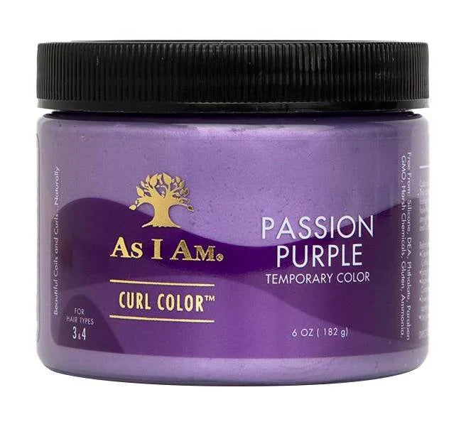 As I Am Curl Color Passion Purple Temporary Color 6 oz - Elevate Styles