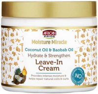 Thumbnail for African Pride Moisture Miracle Leave-In Cream with Coconut & Baobab Oil – 14.9 OZ - Elevate Styles