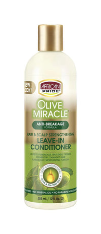 Thumbnail for African Pride Olive Miracle Leave-In Conditioner – 12 fl oz - Elevate Styles