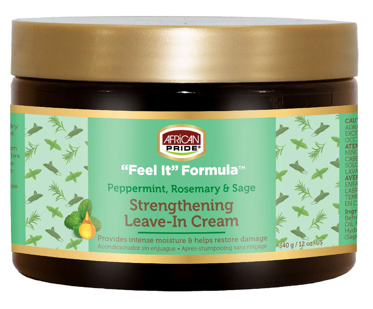 African Pride “Feel It” Formula Strengthening Leave-In Cream – 12 oz - Elevate Styles
