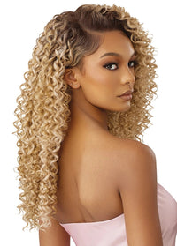 Thumbnail for Outre Airtied Human Hair Blend Vanish HD+ Lace Front Wig HHB-Dominican Curly 22