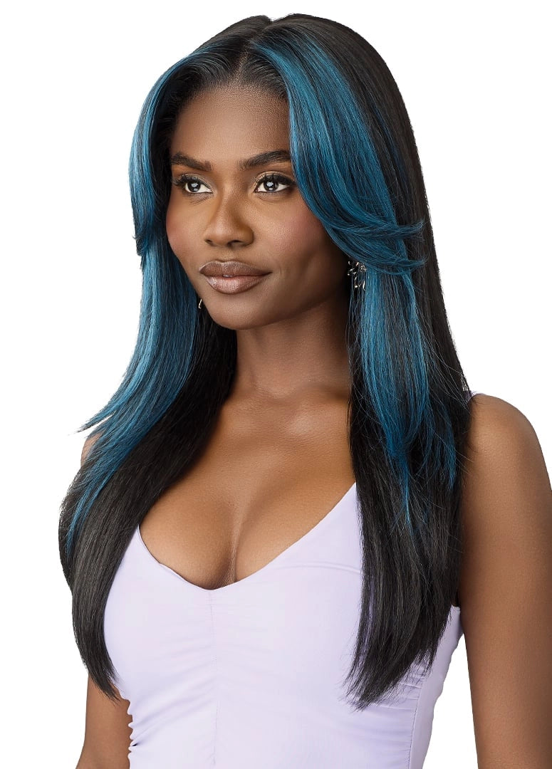Outre Airtied Human Hair Blend Vanish HD+ Lace Front Wig HHB-Soft Yaki 24" QLHBFHHSY24 - Elevate Styles