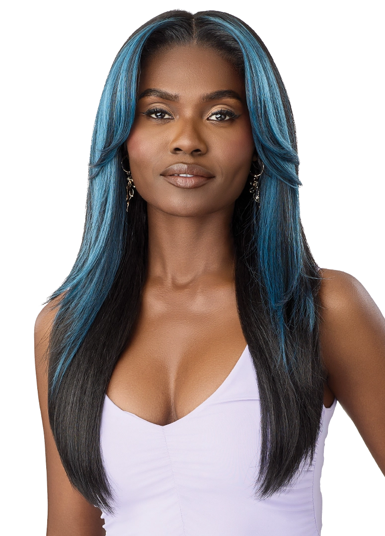 Outre Airtied Human Hair Blend Vanish HD+ Lace Front Wig HHB-Soft Yaki 24" QLHBFHHSY24 - Elevate Styles