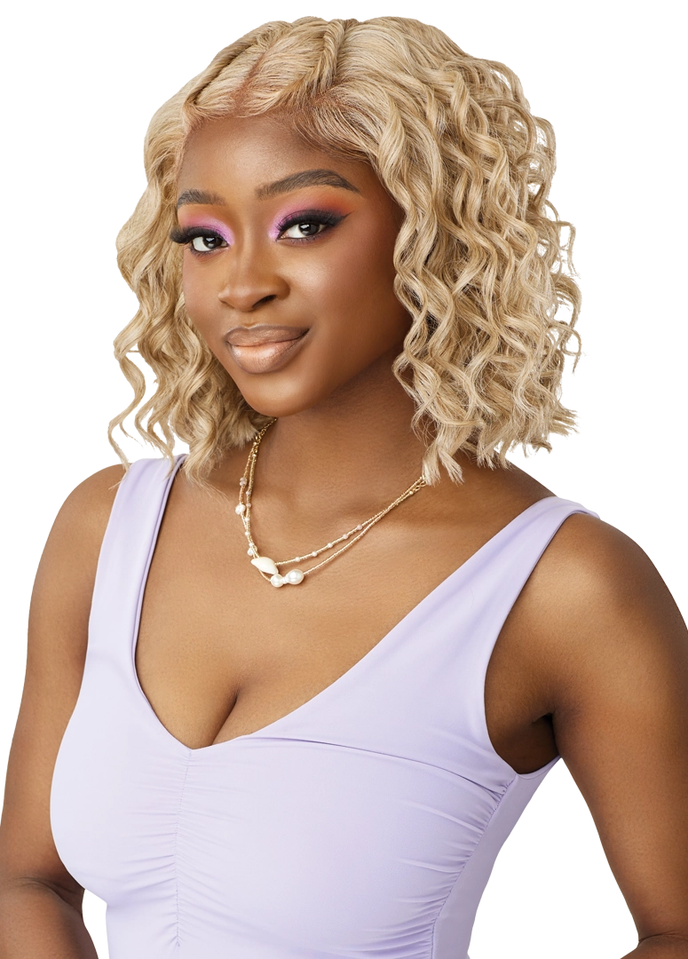 Outre Airtied Human Hair Blend Vanish HD+ Lace Front Wig HHB-Loose Deep 12 QLHBFHLD12 - Elevate Styles