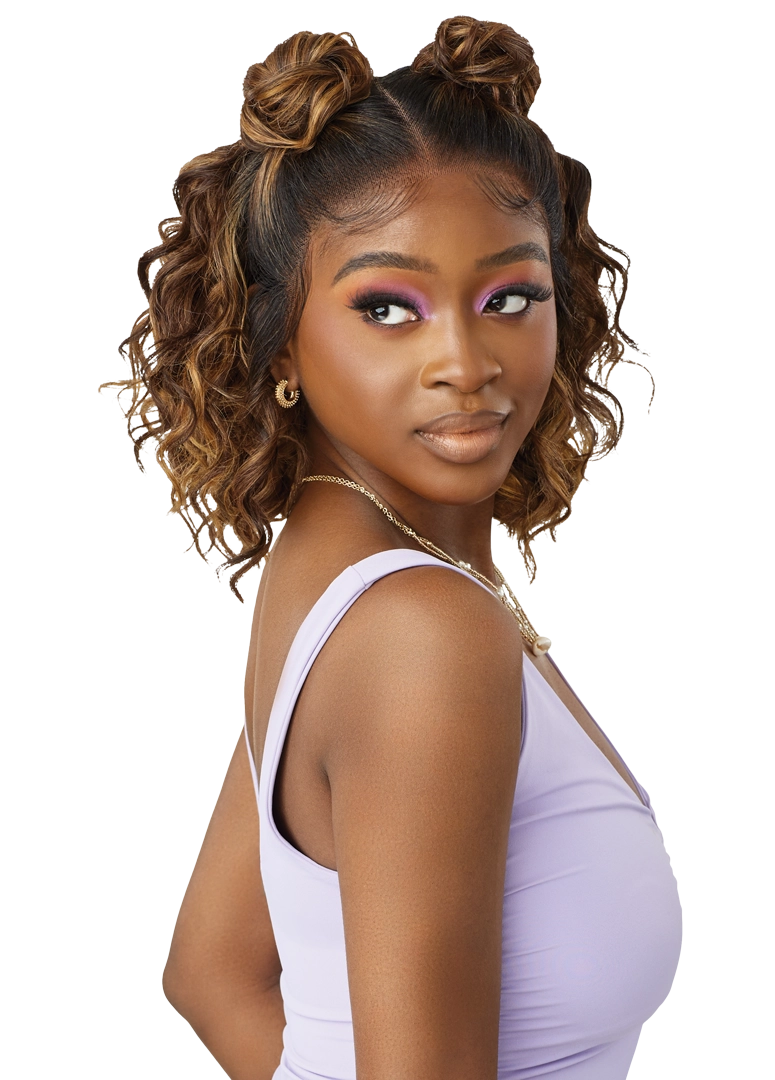 Outre Airtied Human Hair Blend Vanish HD+ Lace Front Wig HHB-Loose Deep 12 QLHBFHLD12 - Elevate Styles