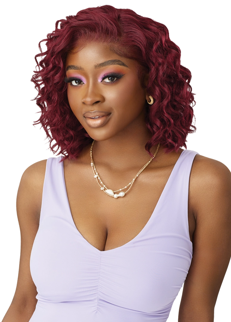 Outre Airtied Human Hair Blend Vanish HD+ Lace Front Wig HHB-Loose Deep 12 QLHBFHLD12 - Elevate Styles