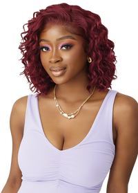 Thumbnail for Outre Airtied Human Hair Blend Vanish HD+ Lace Front Wig HHB-Loose Deep 12 QLHBFHLD12 - Elevate Styles