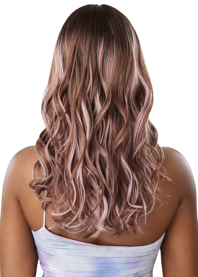 Outre Airtied Human Hair Blend Vanish HD+ Lace Front Wig HHB-Natural Wave 20 QLHBFHNW20 - Elevate Styles