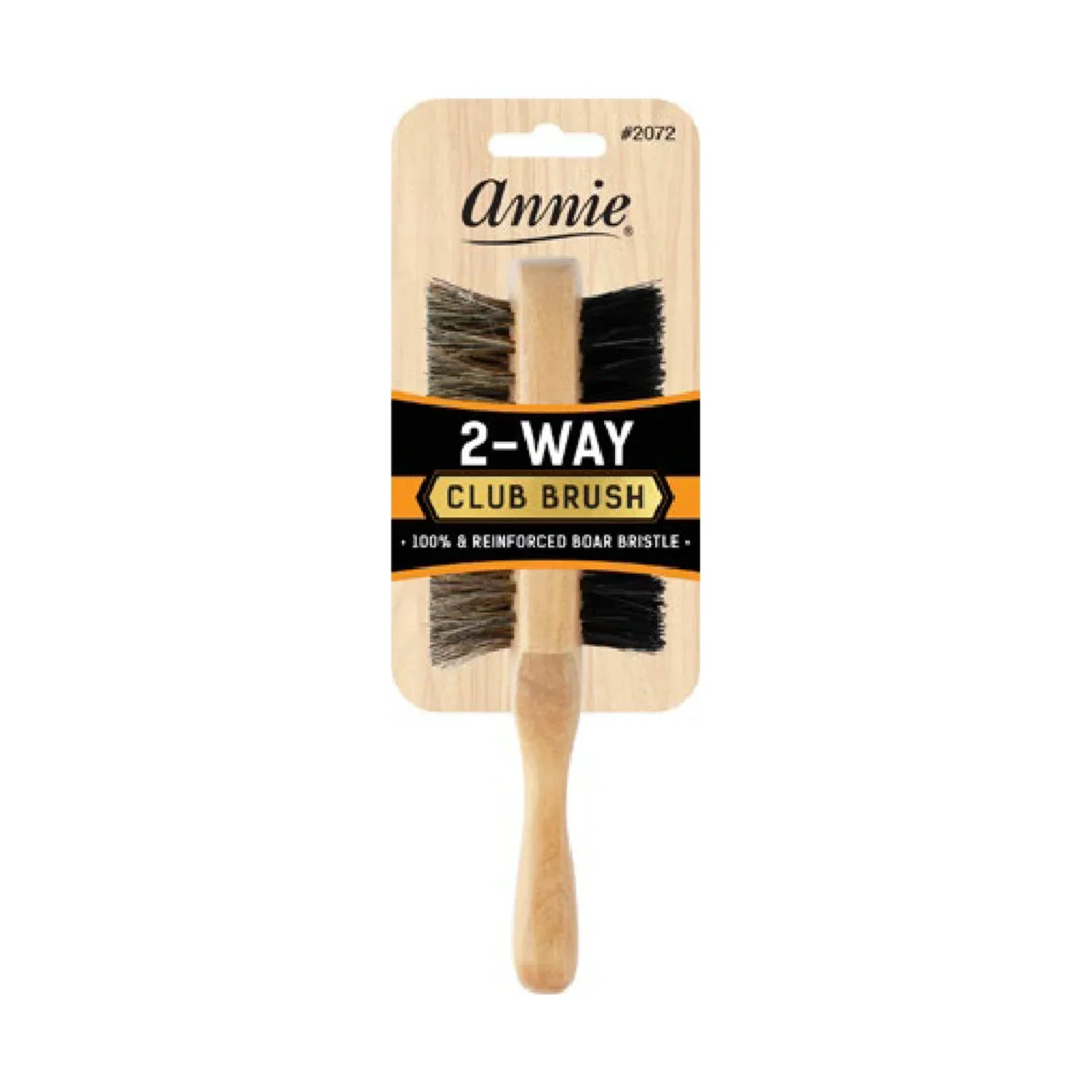 Annie 2 Way Club Brush Reinforced Boar Bristle 2072 - Elevate Styles