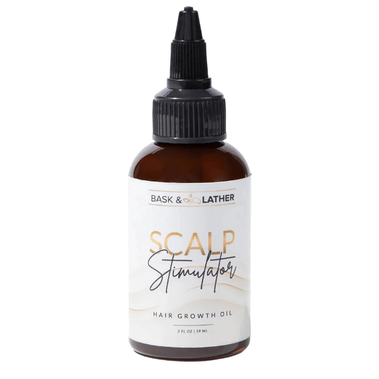 Bask and Lather Scalp Stimulator Hair Growth Oil 2 oz - Elevate Styles