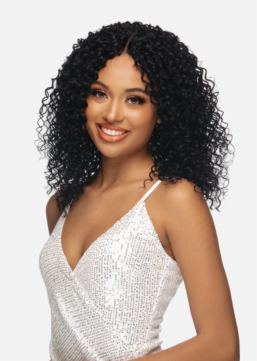 Vivica A. Fox Black Rose Feather Crochet 100% Unprocessed Virgin Remi Human Hair – Water Wave 18" - Elevate Styles