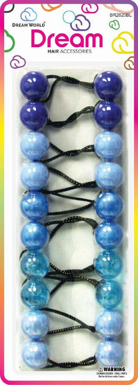 Thumbnail for Dream World Hair Barrettes – Blue Mix (BR2620BL)