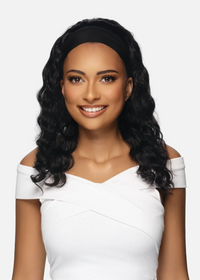 Thumbnail for Black Rose 100% Human Hair Headband Wig Loose Deep 18