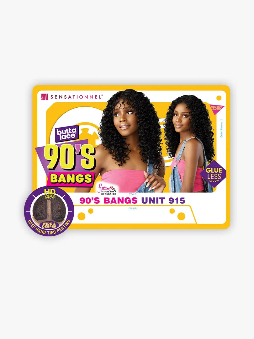 Sensationnel Butta Lace 90s Bangs Wig Unit 915 LDB915 - Elevate Styles