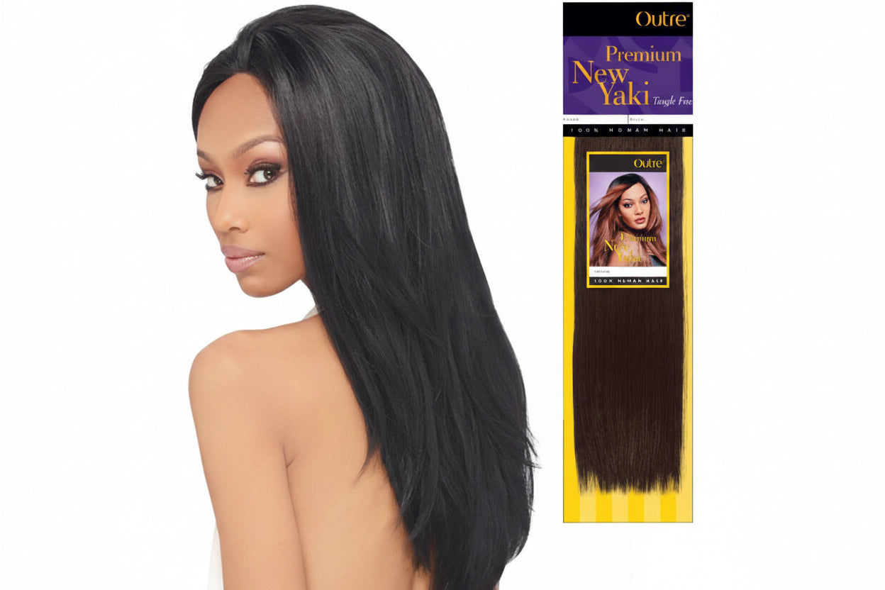 Outre Premium New Yaki 100% Human Hair - Elevate Styles