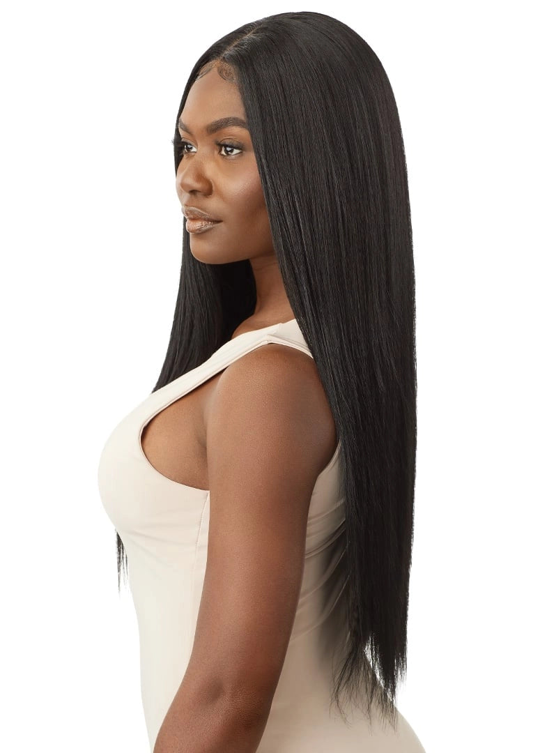 Outre Batik Premium Multi Blend Weave Bundle - Neesha Natural Yaki 18" 20" 22"+ 4x4 HD Lace Closure - Elevate Styles