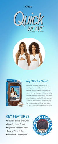 Thumbnail for Outre Quick Weave Half Wig Annie QSANN - Elevate Styles